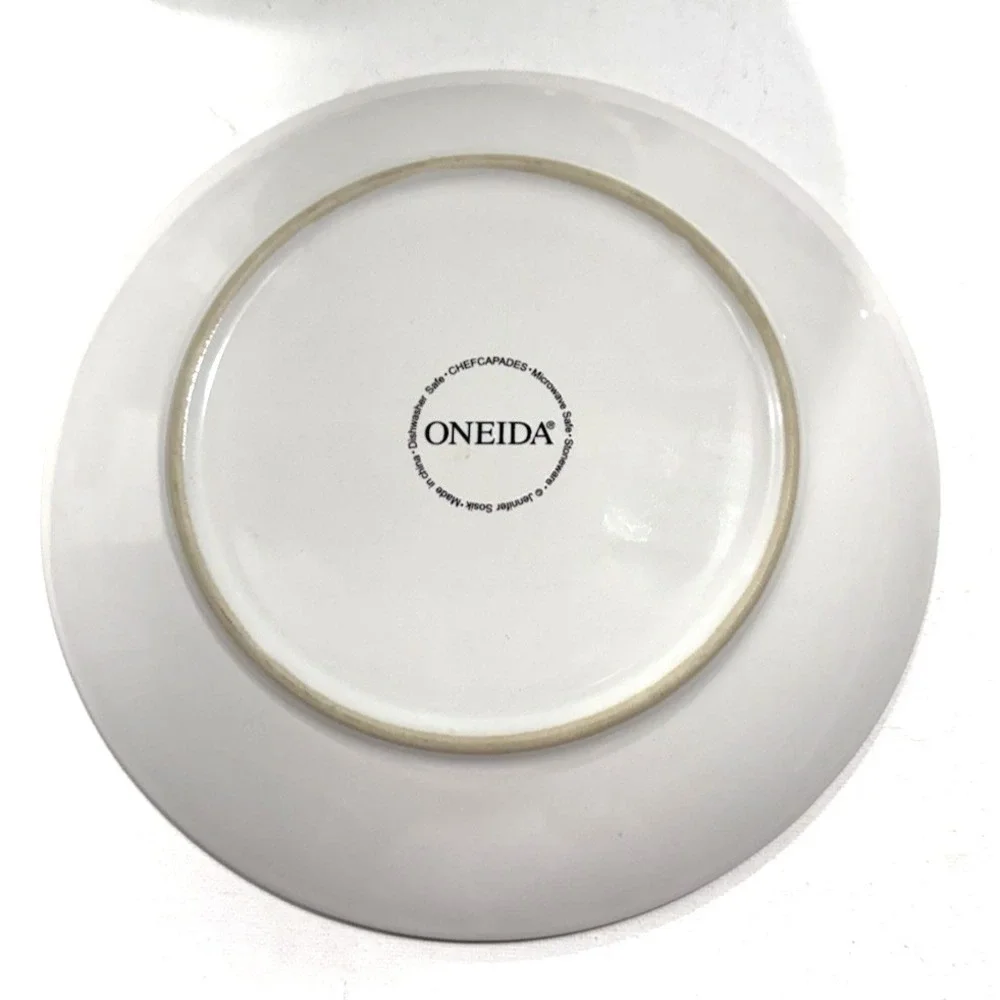 Oneida‎ Chef Capade Patisserie Pastry Chef Salad / Dessert Plate 8.25
